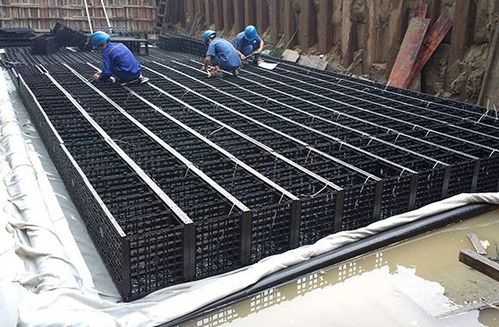 香港中文大学（深圳）500立方雨水收集模块系统安装与调试