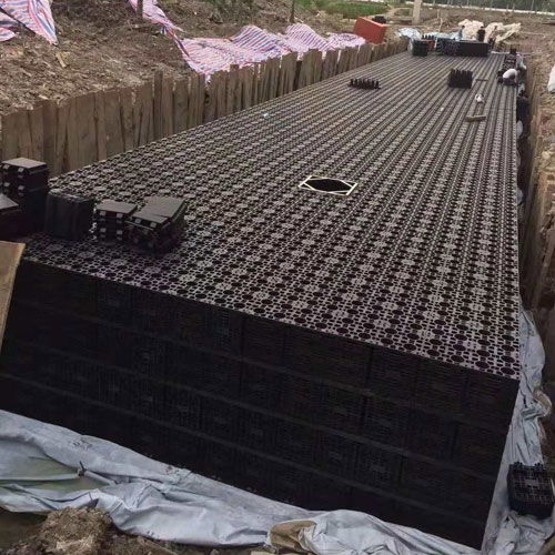 北京大学深圳研究生院PP雨水收集回收利用项目安装与调试